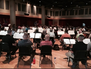 Richmond Symphony practicing WINGS